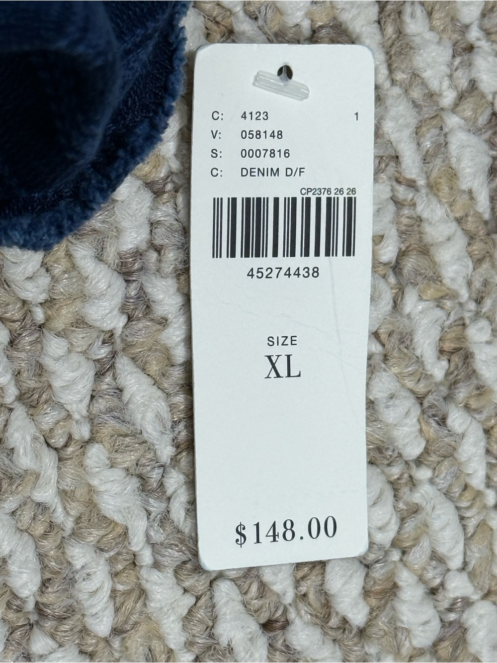 NWT Anthropologie Maeve Denim Pinstripe Peplum Jumpsuit XL $148 - Picture 6 of 10